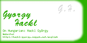 gyorgy hackl business card